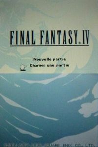 une photo d'Ã©cran de Final Fantasy 4 DS sur Nintendo DS